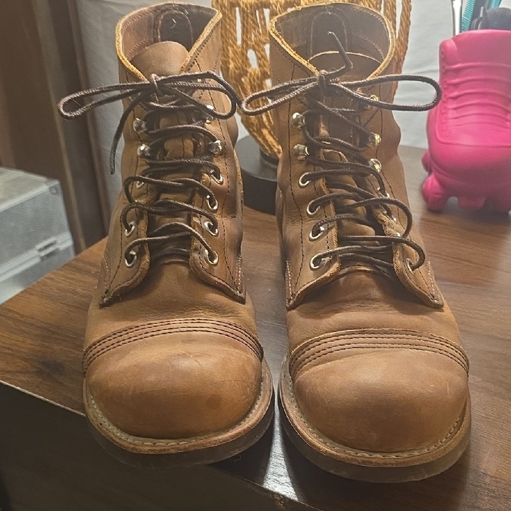 Men's Brown Leather Boots - Picture 7 of 7